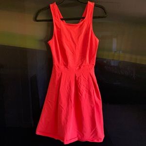 Express dress semi open back